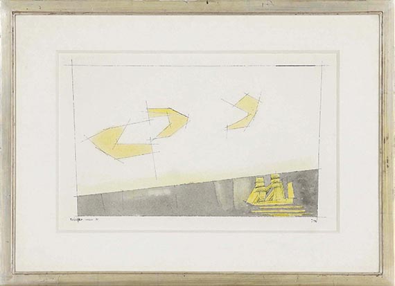 Lyonel Feininger - Wolken IV - Frame image