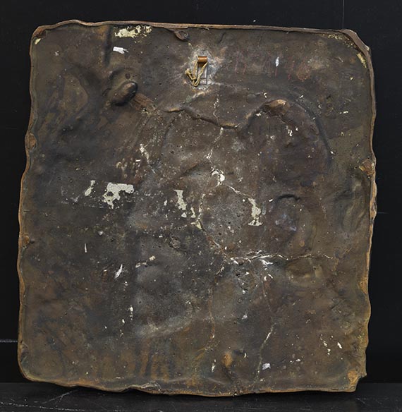 Paul Gauguin - Selbstbildnis, Oviri (der Wilde) - Back side