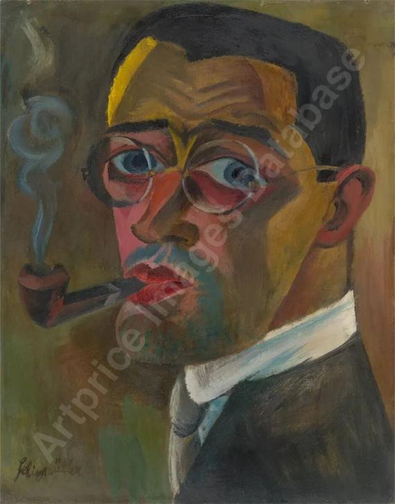 CONRAD FELIXMÜLLER&bdquo;Selbstbildnis...