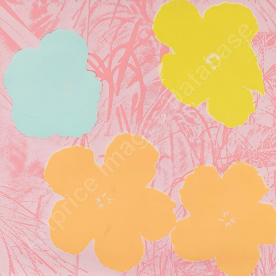 Flowers (1970)
Farbsiebdruck /wove paper, published by Factory Additions, New York, printed by Aetna Silkscreen Products,...