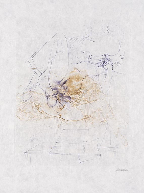 Hans Bellmer - Kleine Abhandlung über Moral (9 Bl. von 10) - 