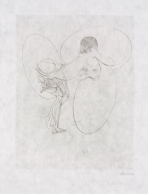 Hans Bellmer - Kleine Abhandlung über Moral (9 Bl. von 10) - 