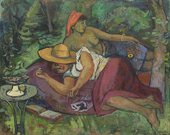 Hans Jüchser - Frauen im Grünen