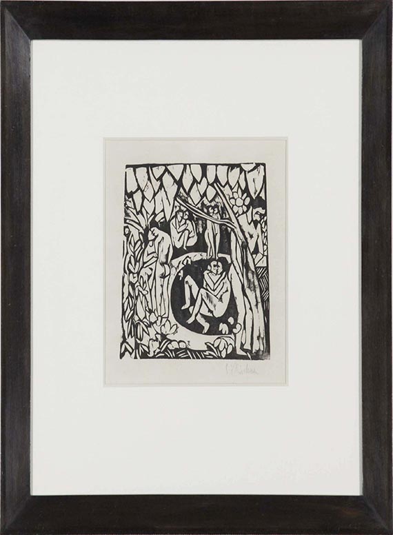 Ernst Ludwig Kirchner - Liebesgarten - Frame image