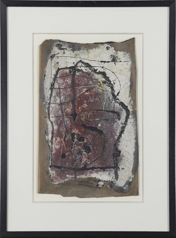 Emil Schumacher - Gouache I - Frame image