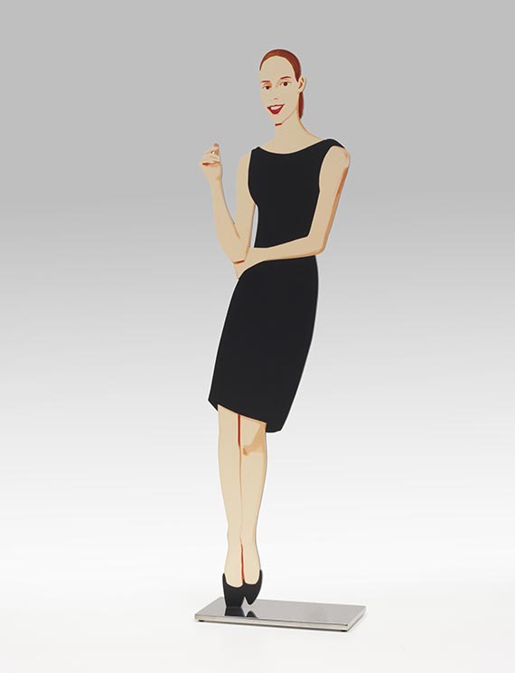 Alex Katz - Black Dress 5 (Ulla) - 