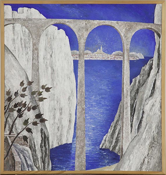 Otto Morach - Viadukt von Niolon - Frame image