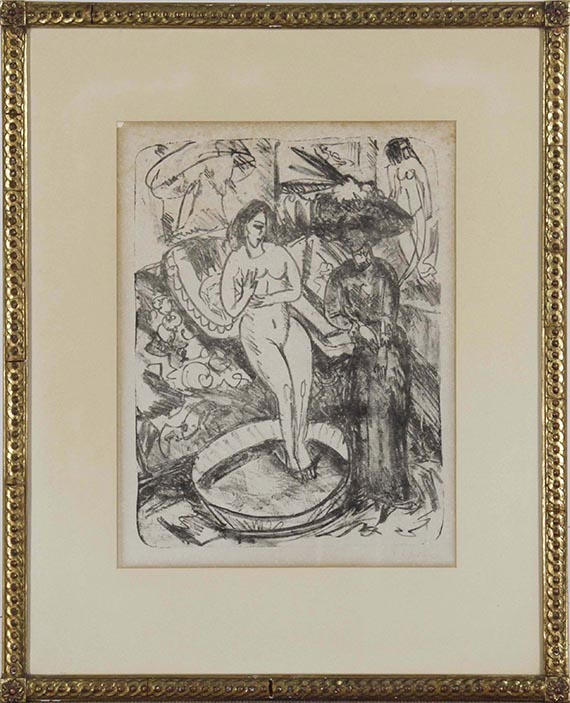 Ernst Ludwig Kirchner - Besuch der Freundin - Frame image