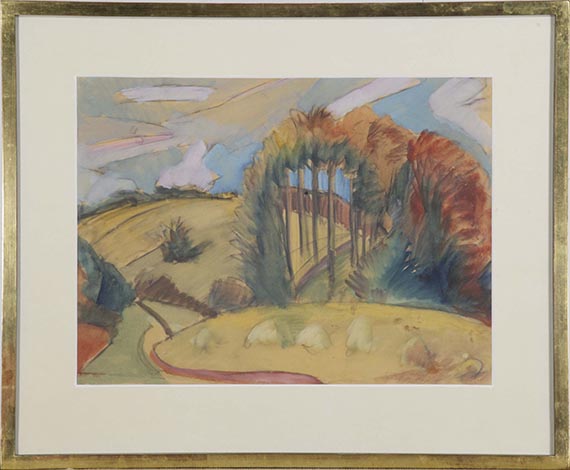 Erich Heckel - Wäldchen - Frame image