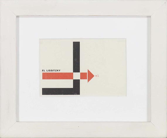 El Lissitzky - el (Briefkopf) - Frame image