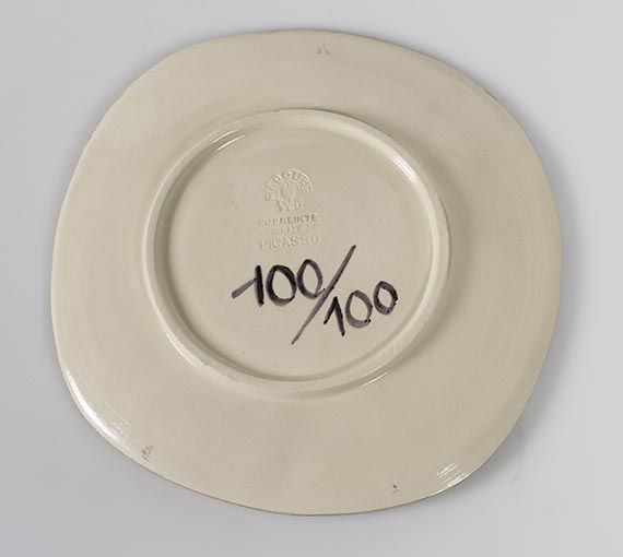 Pablo Picasso - Picador and bull - Back side