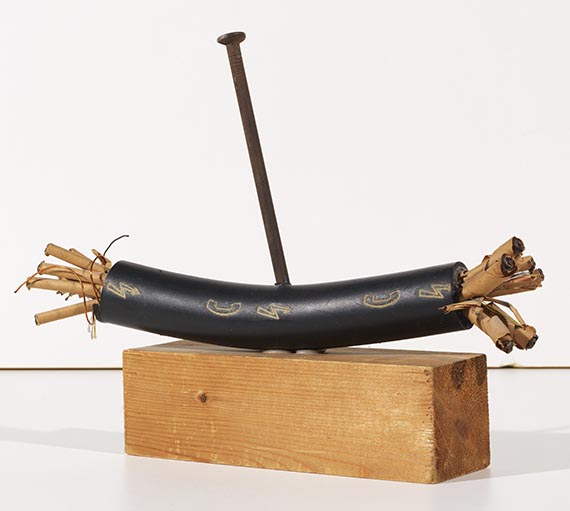 Günther Uecker - Kurzer Weg - Back side