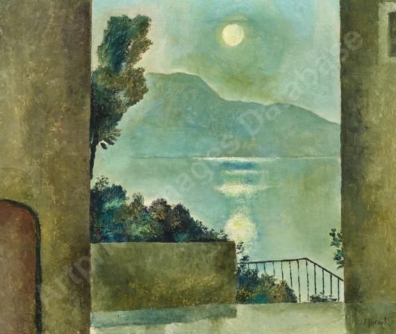 OTTO MORACHOver the lake, ca. 1...