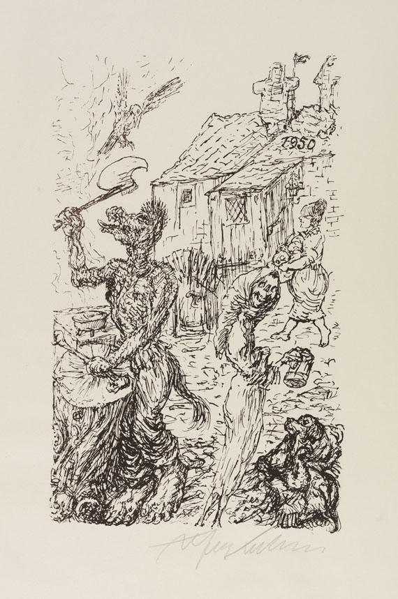 Alfred Kubin - Variationen zu Artur Honegger, Der Totentanz - 