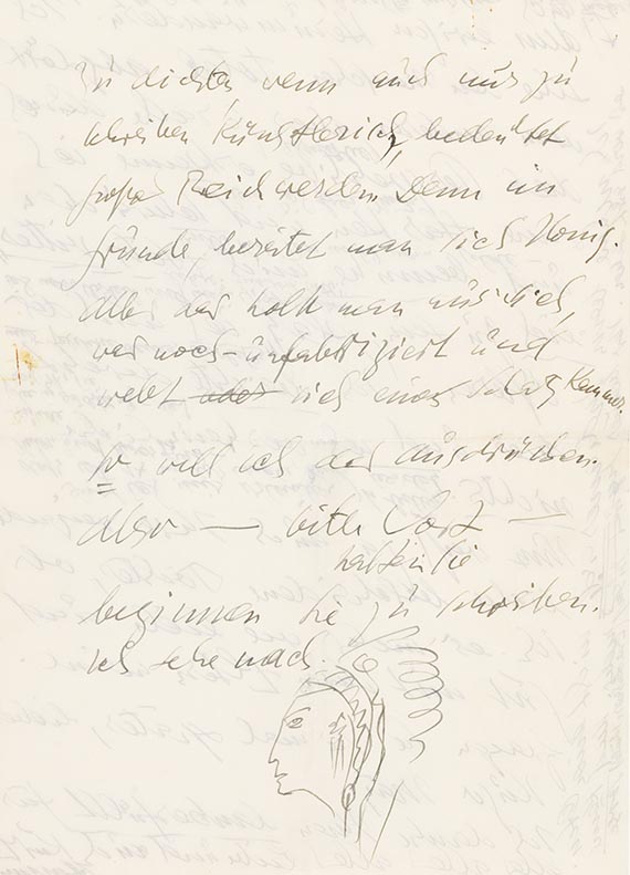 Else Lasker-Schüler - Eigh Brief an Hugo May