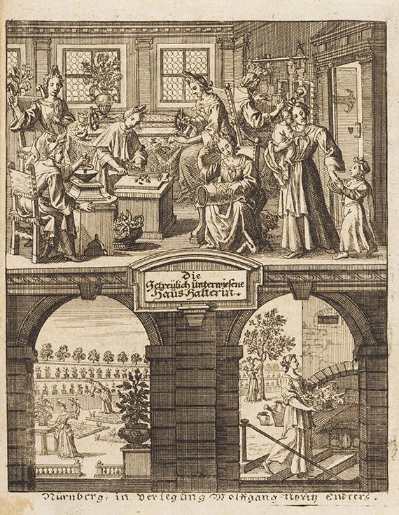 Endter, Susanna Maria - Von Arachne und Penelope getreulich unterwiesene Hauß-Halterin