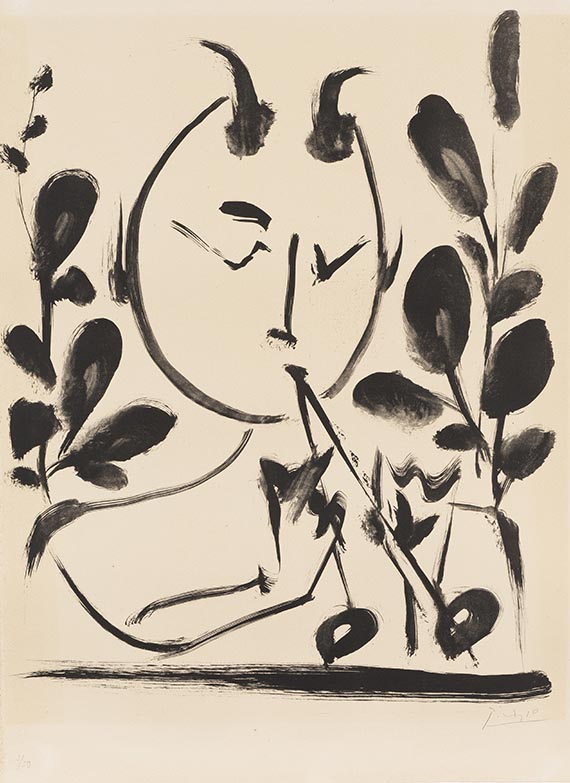 Pablo Picasso - Faune au branchages