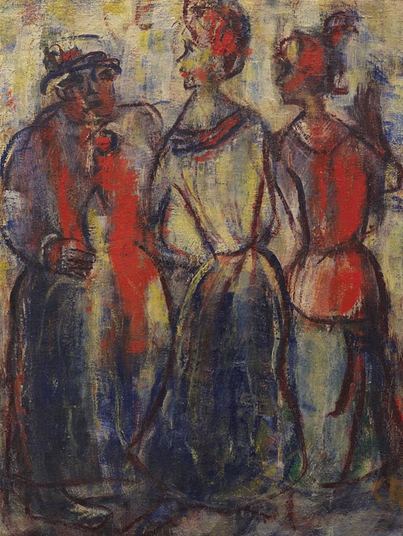 Christian Rohlfs - Drei Frauen II