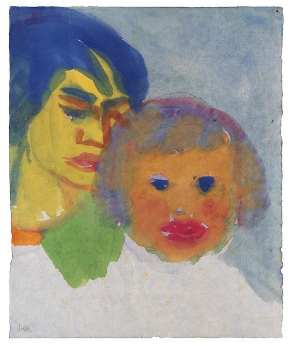 Emil Nolde - Mutter mit Kind