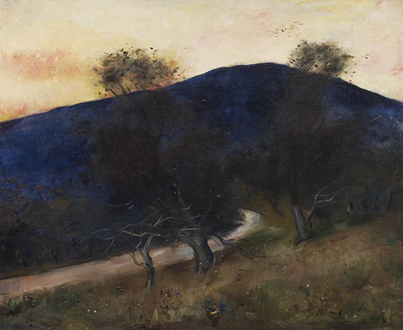 Lesser Ury - Der blaue Berg