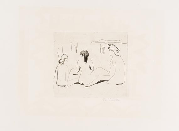 Ernst Ludwig Kirchner - V. Jahresmappe der Künstlergruppe "Brücke" - 