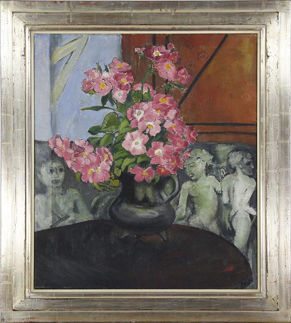 Erich Heckel - Heckenrosen - Frame image