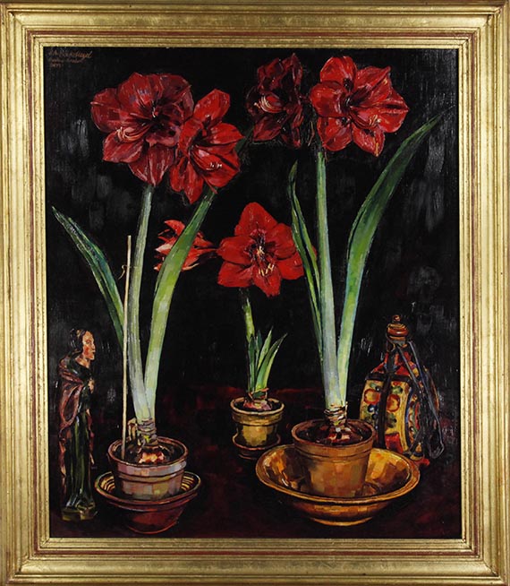Peter August Böckstiegel - Amaryllis - Frame image