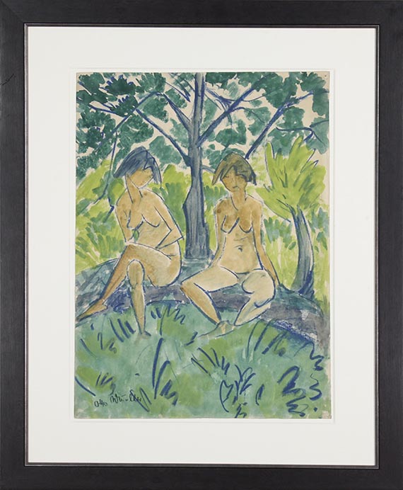 Otto Mueller - Zwei Mädchenakte - Frame image