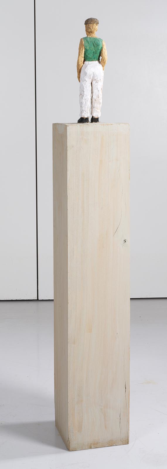 Stephan Balkenhol - Frau mit Hut - Back side