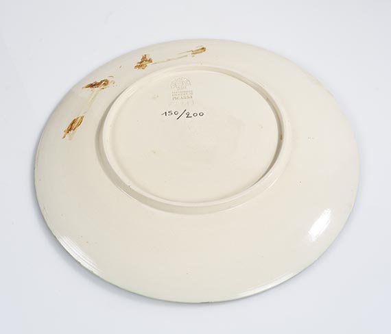 Pablo Picasso - Jacqueline at the easel - Back side