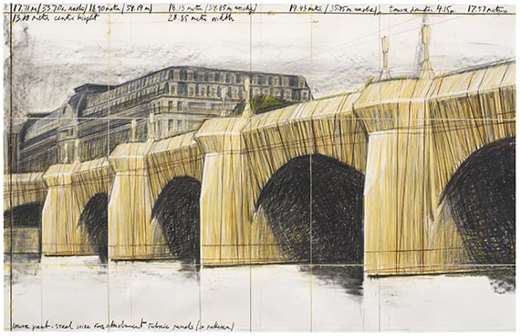  Christo - The Pont Neuf, Wrapped (Project for Paris) (2-teilig) - 