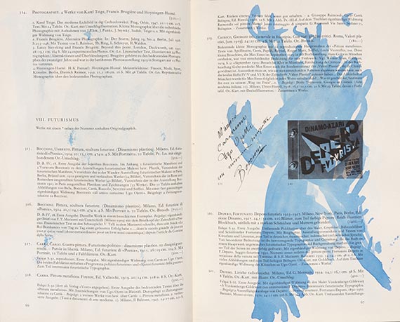 Georg Baselitz - Adler (Künstlerbuch mit 87 Adler-Aquarellen) - 