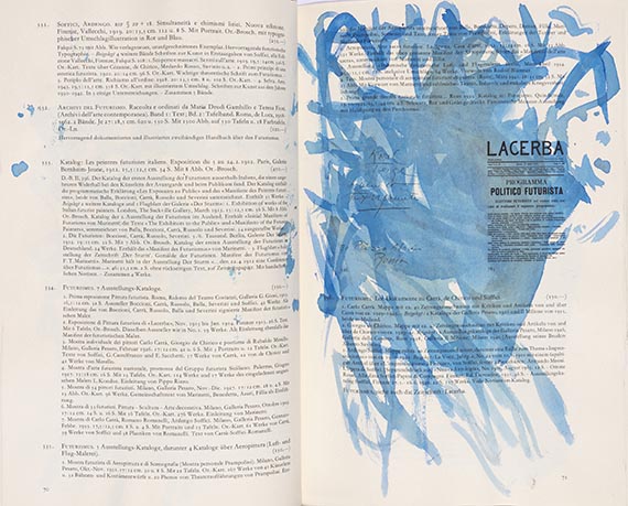 Georg Baselitz - Adler (Künstlerbuch mit 87 Adler-Aquarellen) - 