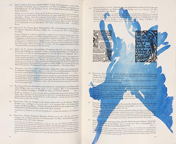 Georg Baselitz - Adler (Künstlerbuch mit 87 Adler-Aquarellen) - 