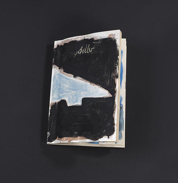 Georg Baselitz - Adler (Künstlerbuch mit 87 Adler-Aquarellen) - 