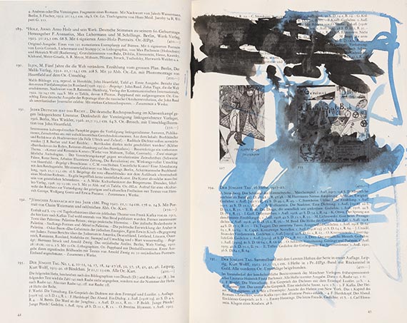 Georg Baselitz - Adler (Künstlerbuch mit 87 Adler-Aquarellen) - 