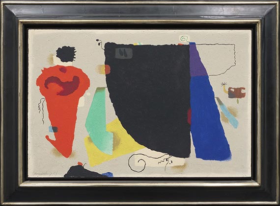 Willi Baumeister - Phantom mit roter Figur - Frame image