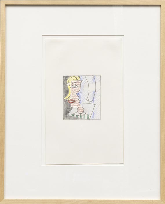 Roy Lichtenstein - Puzzle Portrait (Study) - Frame image