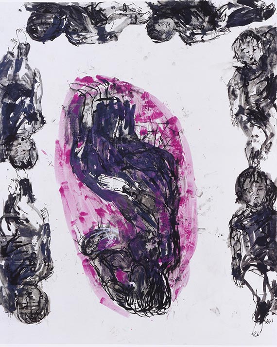 Illustration for: Georg Baselitz, Friedrichs Melancholie (Friedrich's Melancholy), 1998, oil on canvas, Collection of the Federal Republic of Germany, Reichstag Building, Berlin. © Georg Baselitz 2026