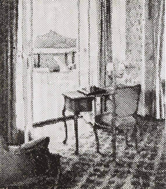 Illustration for: SSigmar Polke, Interieur (Interior), 1965, paint on linen, Sammlung Frieder Burda, Baden-Baden. © The Estate of Sigmar Polke, Cologne / VG Bild-Kunst, Bonn 2026
