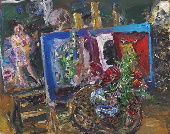 Bernhard Heisig - Atelierszene