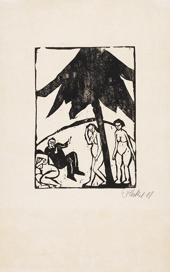 Erich Heckel - Vier Figuren
