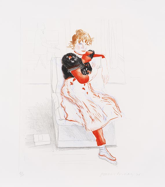 David Hockney - Celia Observing