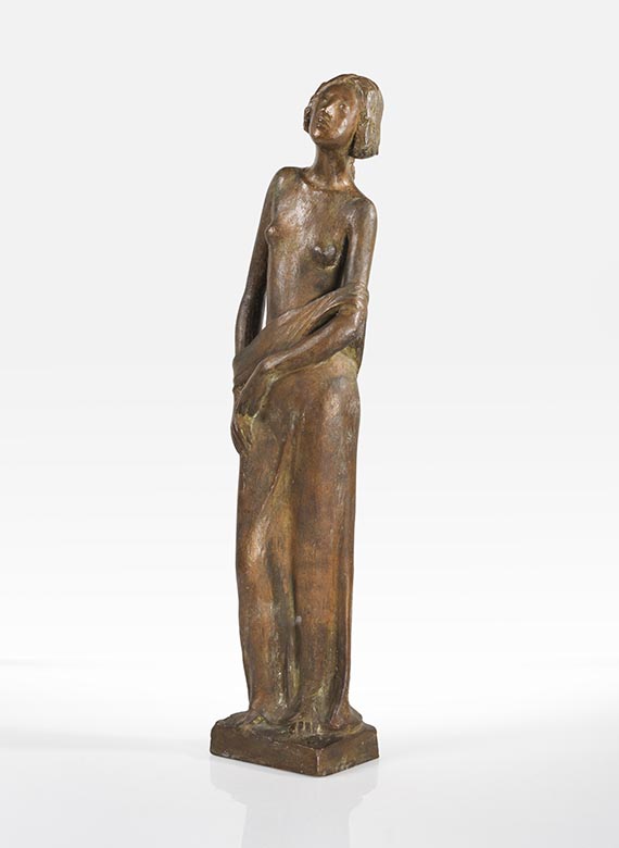 Gerhard Marcks - Mädchen, das Gewand abstreifend - 