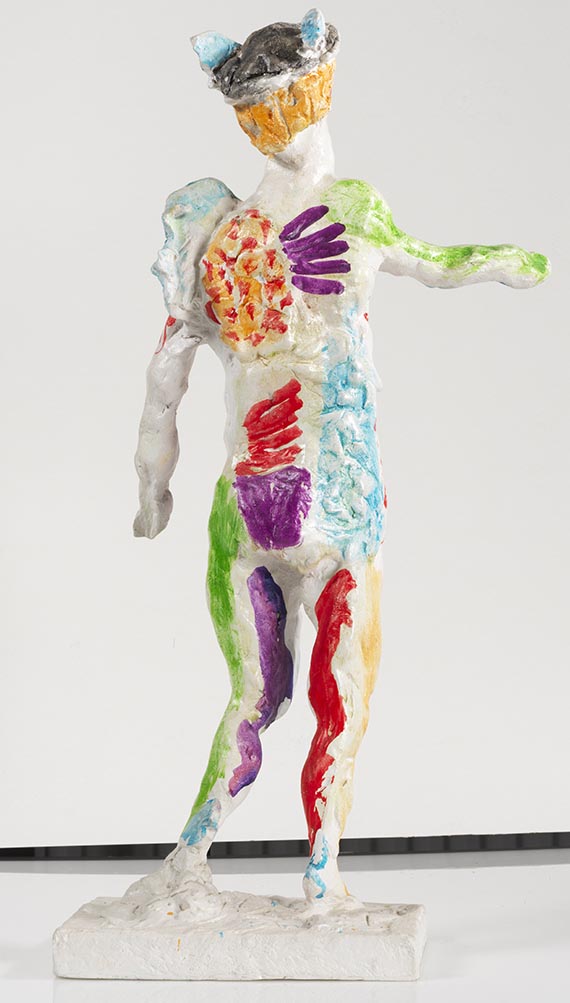 Markus Lüpertz - Merkur - Back side