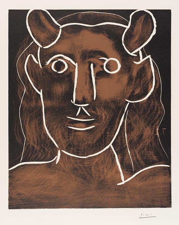 Pablo Picasso - Tête de faune