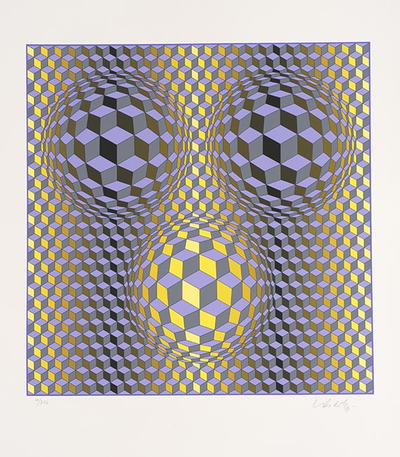 Victor Vasarely - Mappe Vasarely, Texte Otto Hahn - 