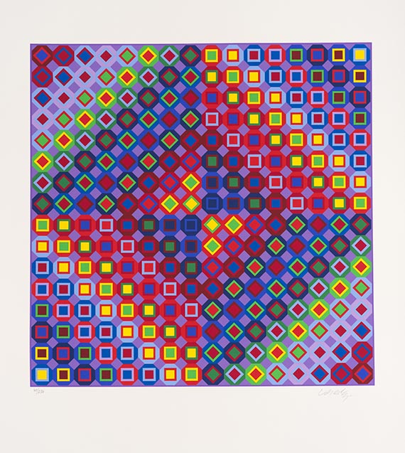 Victor Vasarely - Mappe Vasarely, Texte Otto Hahn - 