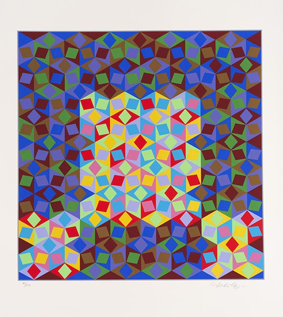 Victor Vasarely - Mappe Vasarely, Texte Otto Hahn - 