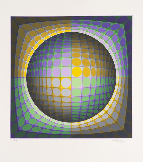 Victor Vasarely - Mappe Vasarely, Texte Otto Hahn - 